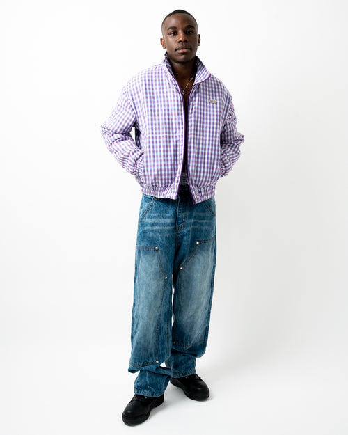 LIGHTWEIGHT QUILT GINGHAM JACKET