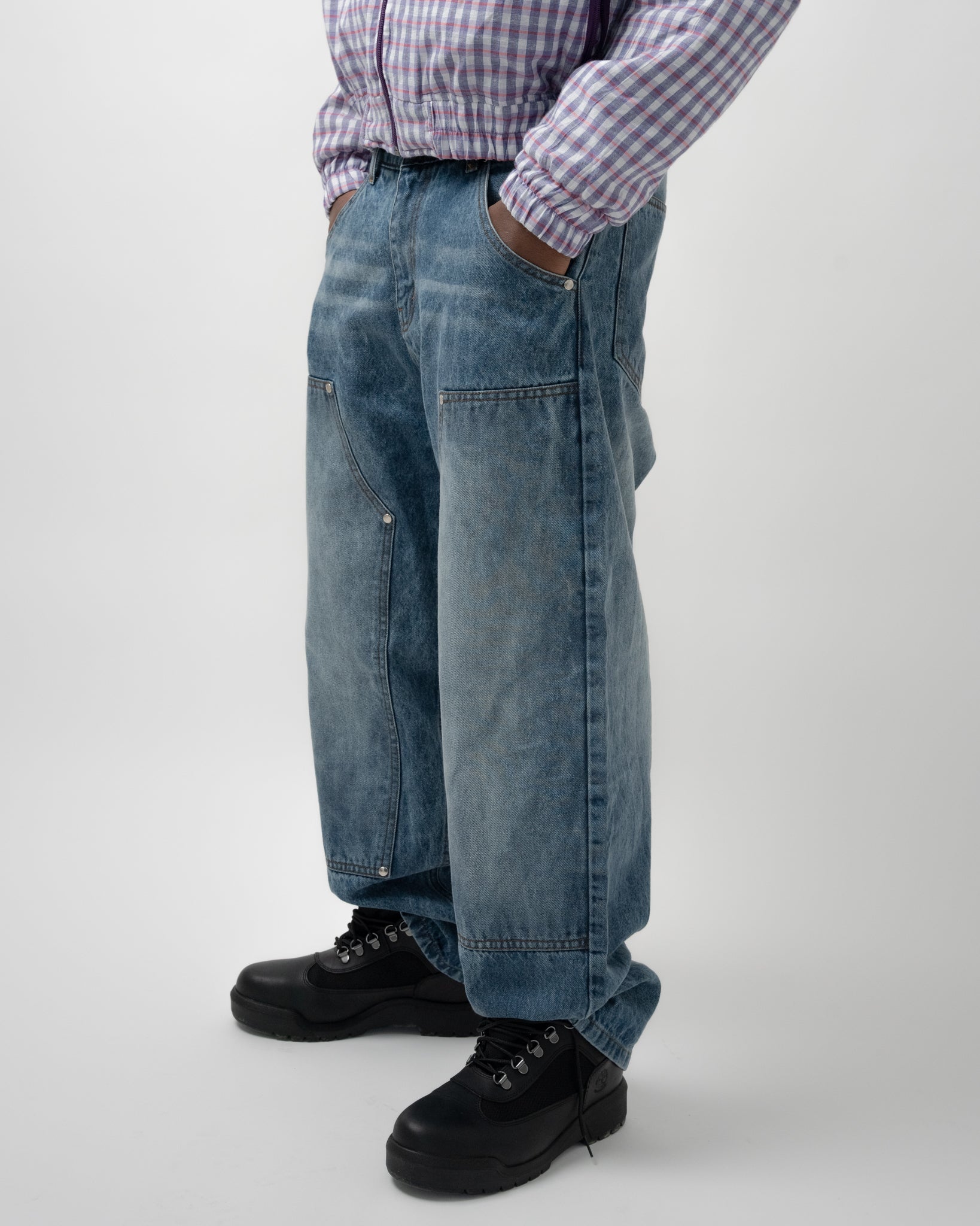 DENYM DOUBLE KNEE PANT