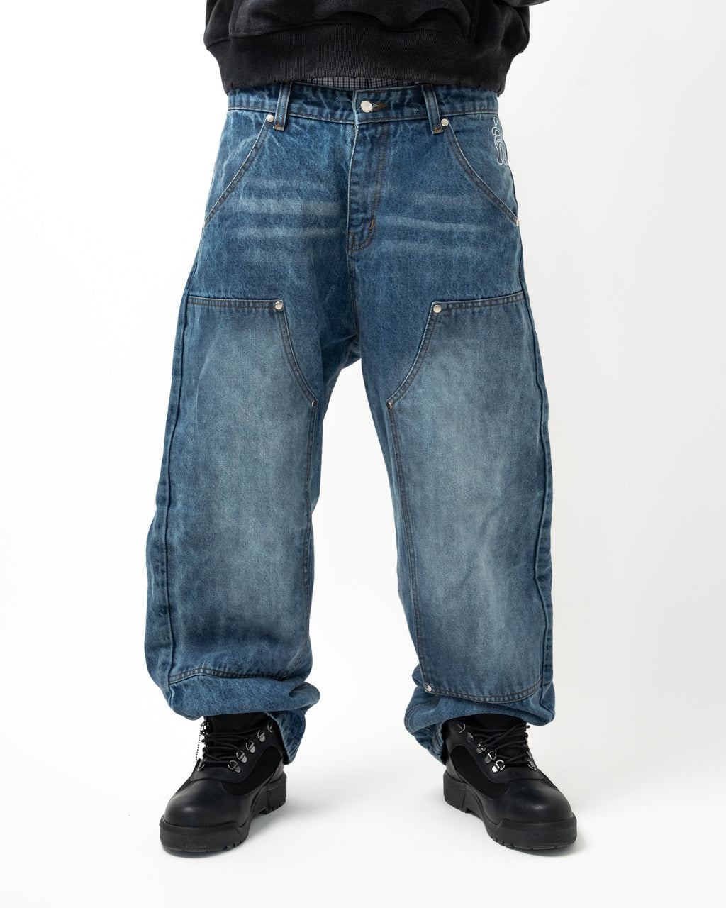 DENYM DOUBLE KNEE PANT