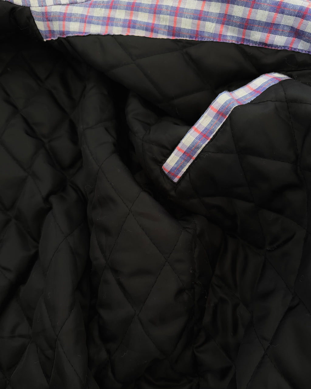 LIGHTWEIGHT QUILT GINGHAM JACKET