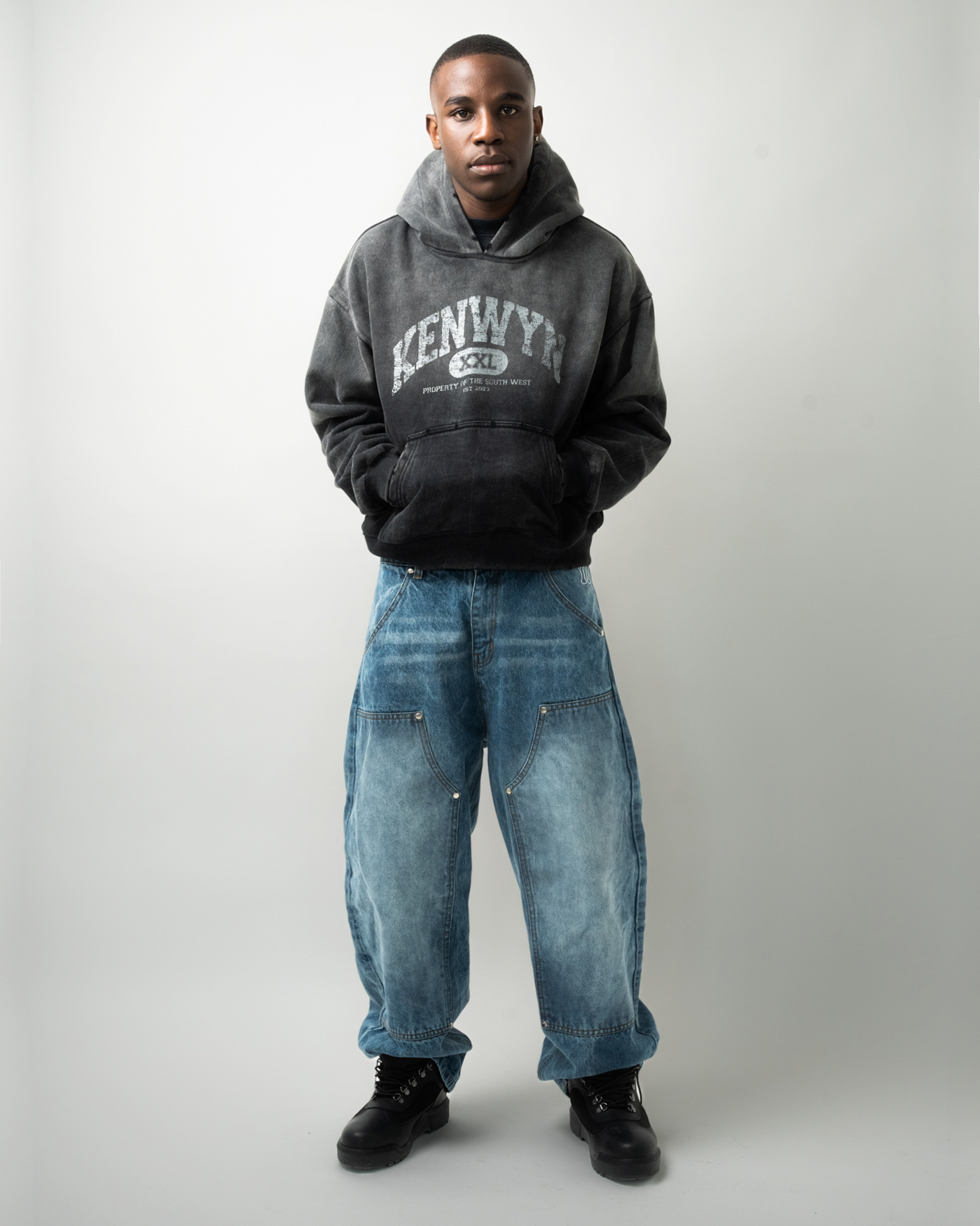 DENYM DOUBLE KNEE PANT