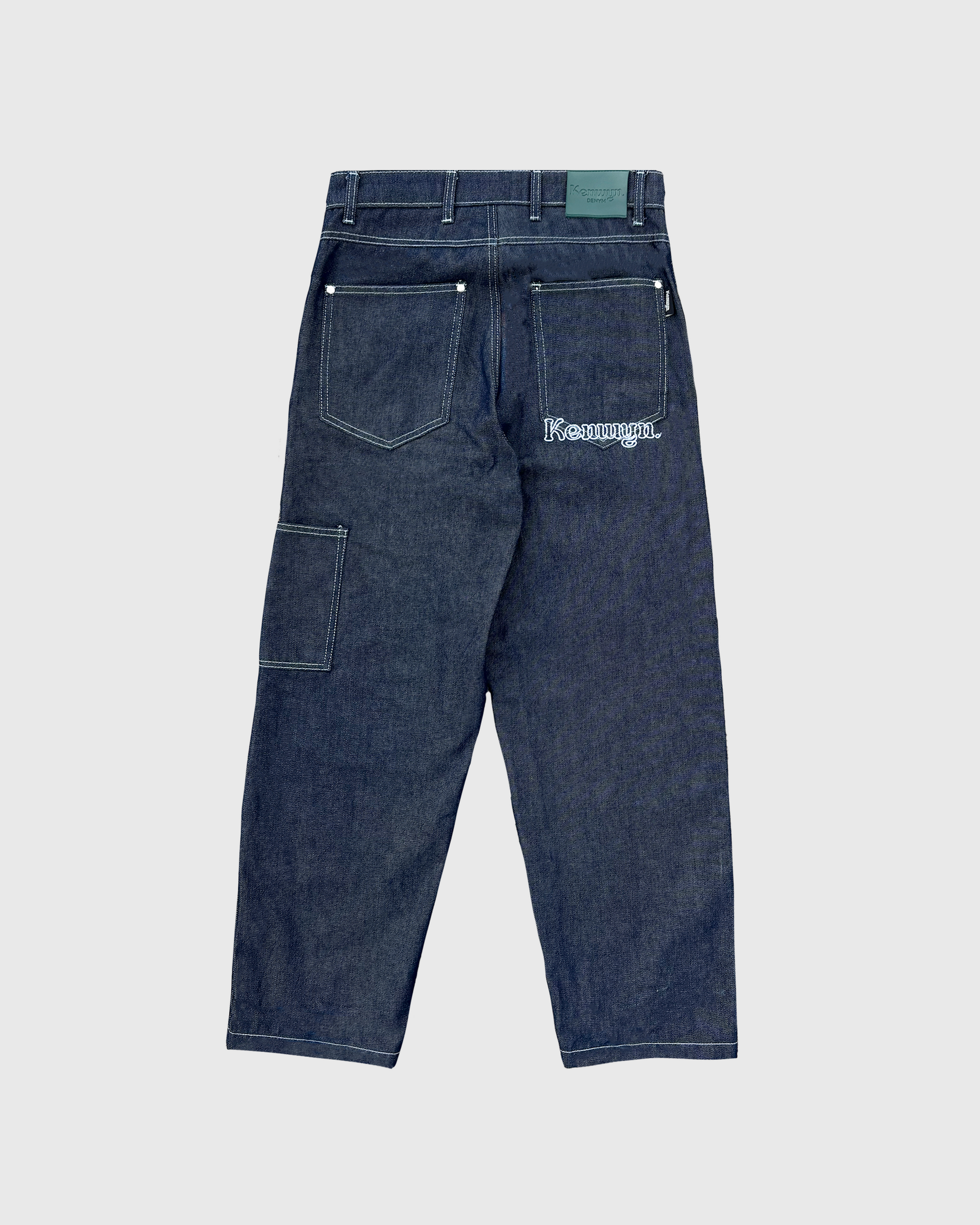 DOUBLE KNEE DENYM JEANS