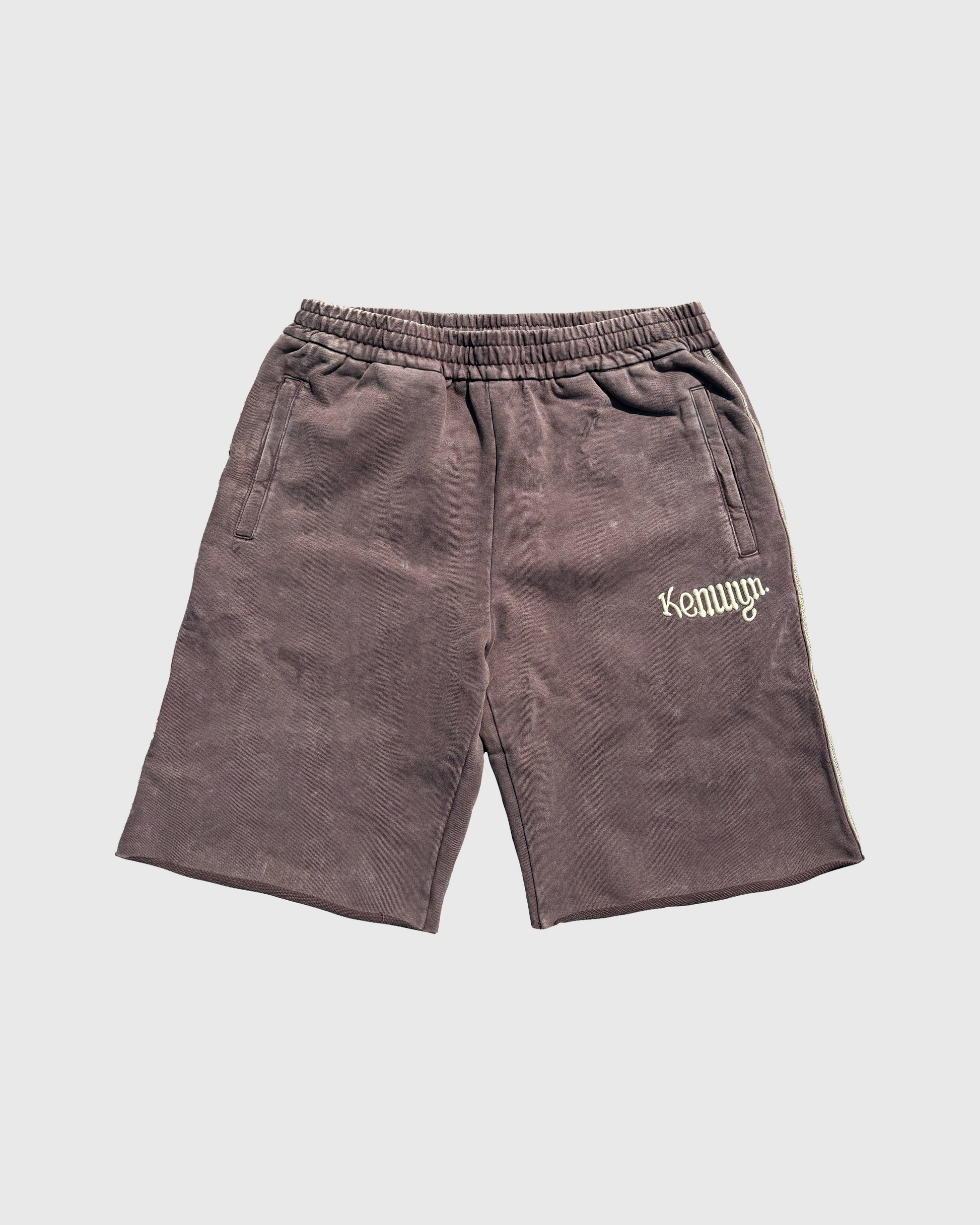 OPEN HEM SWEAT SHORTS