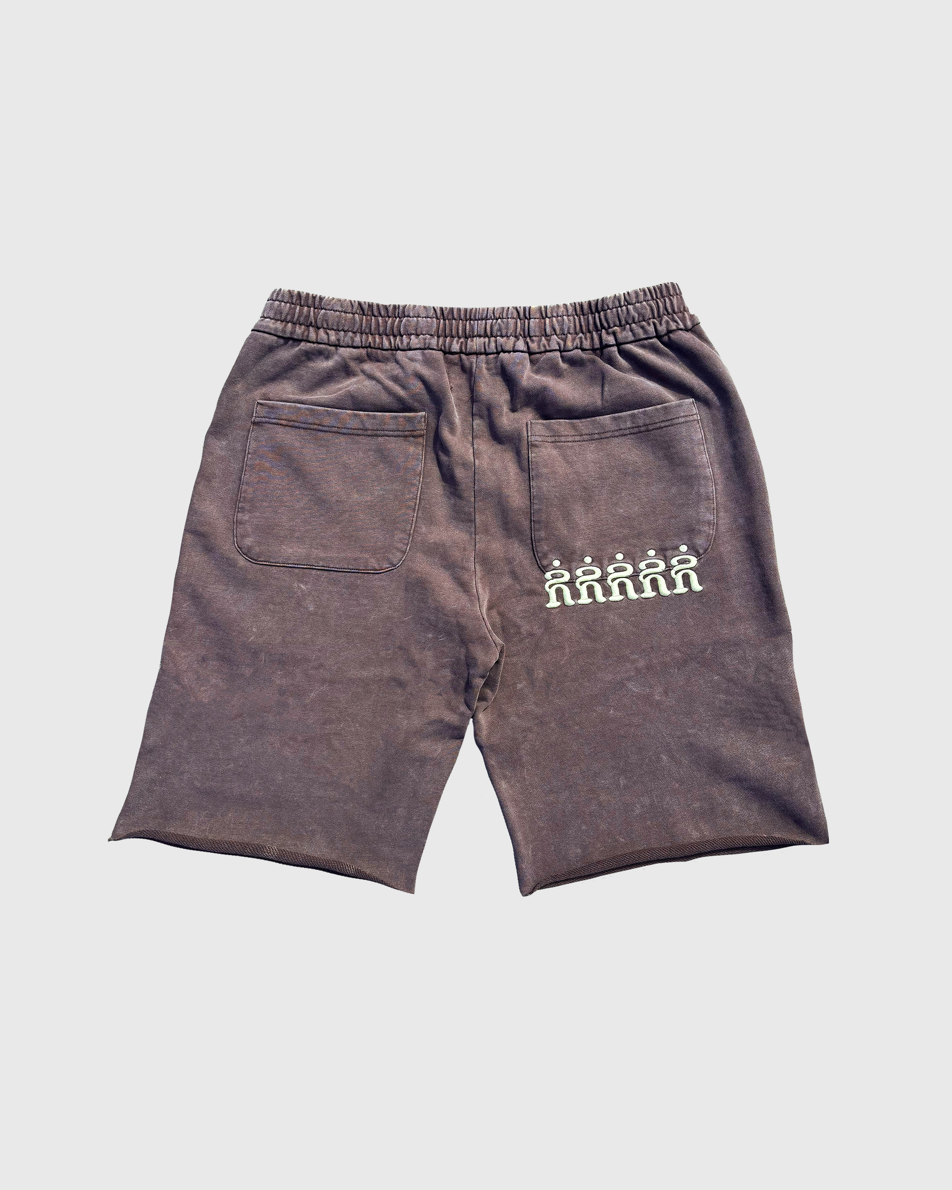 OPEN HEM SWEAT SHORTS