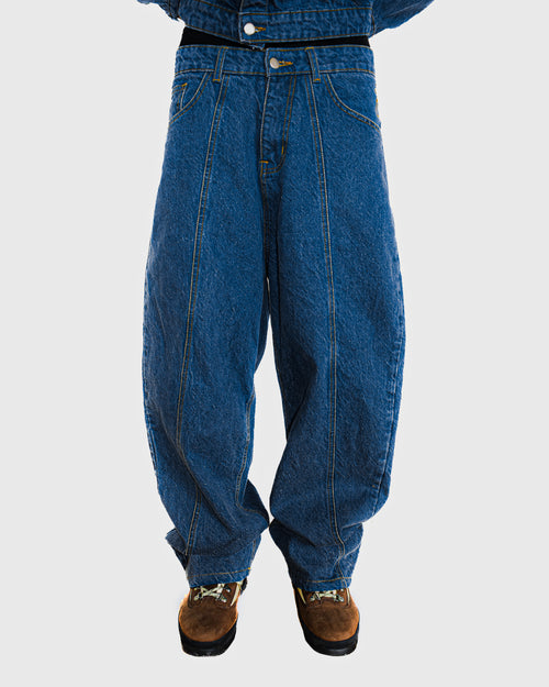PANELLED DENYM JEANS