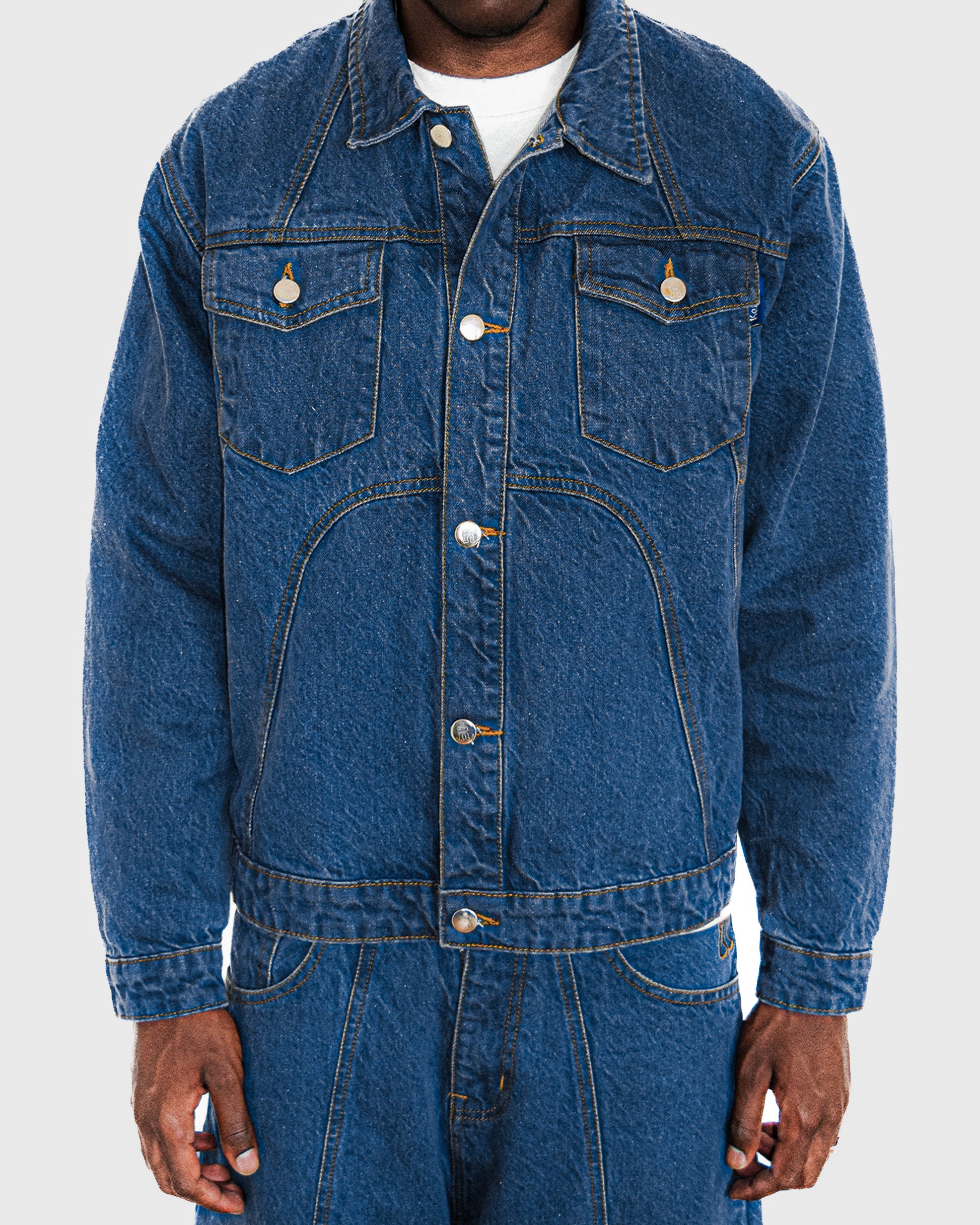 PANELLED DENYM JACKET