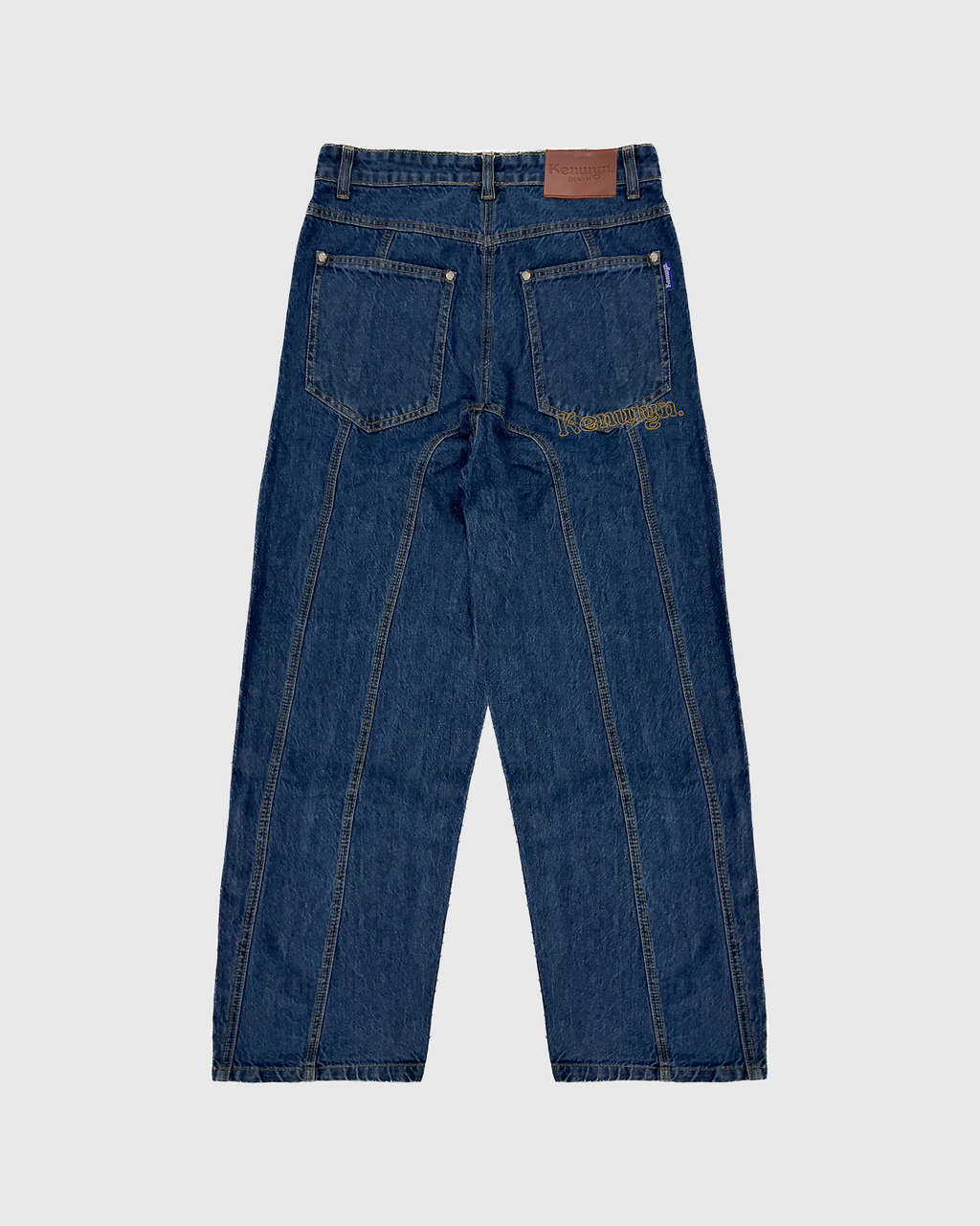 PANELLED DENYM JEANS