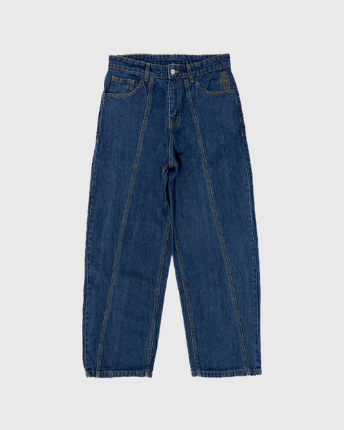 PANELLED DENYM JEANS