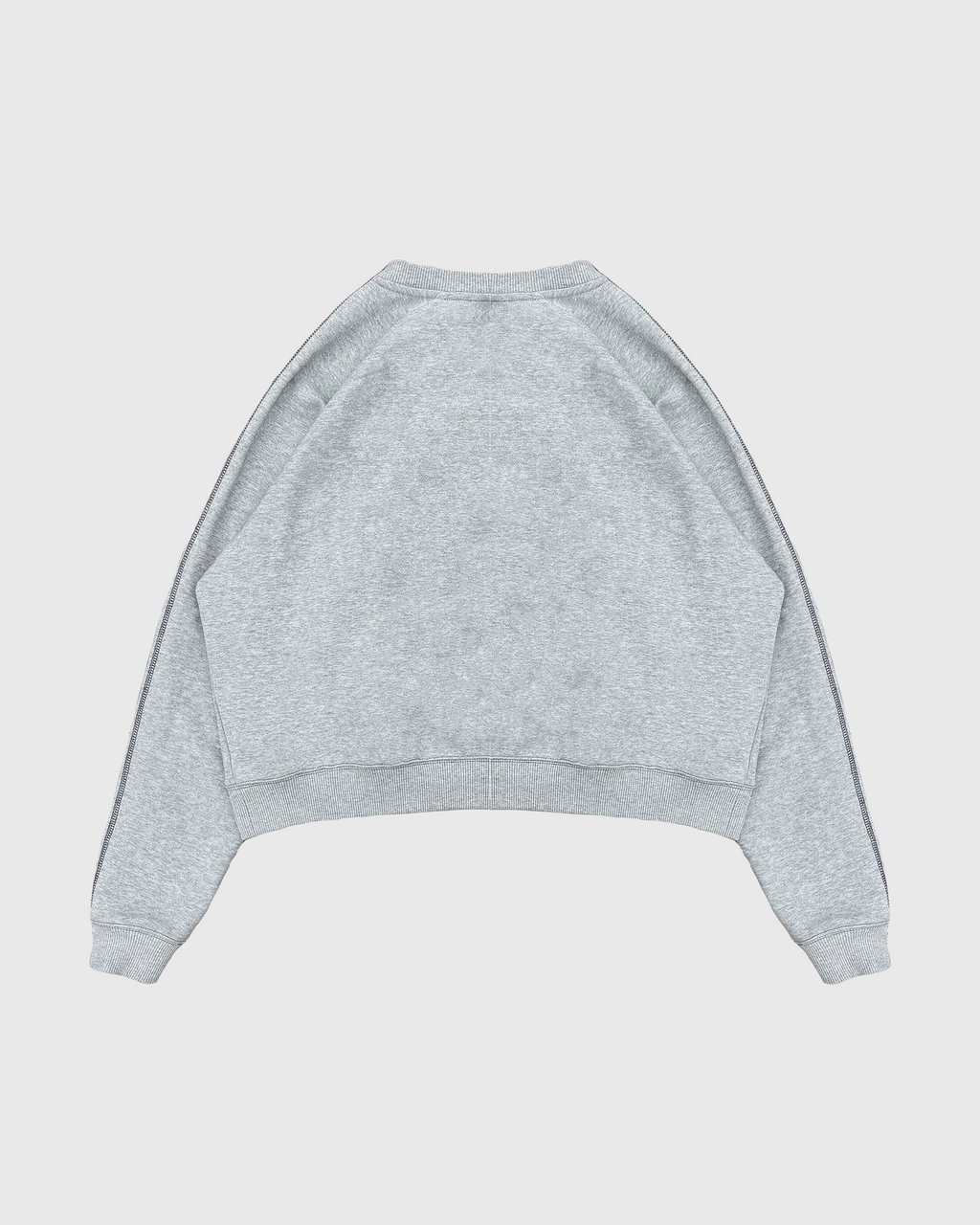 REVERSE STITCH EMBOSSED CREWNECK