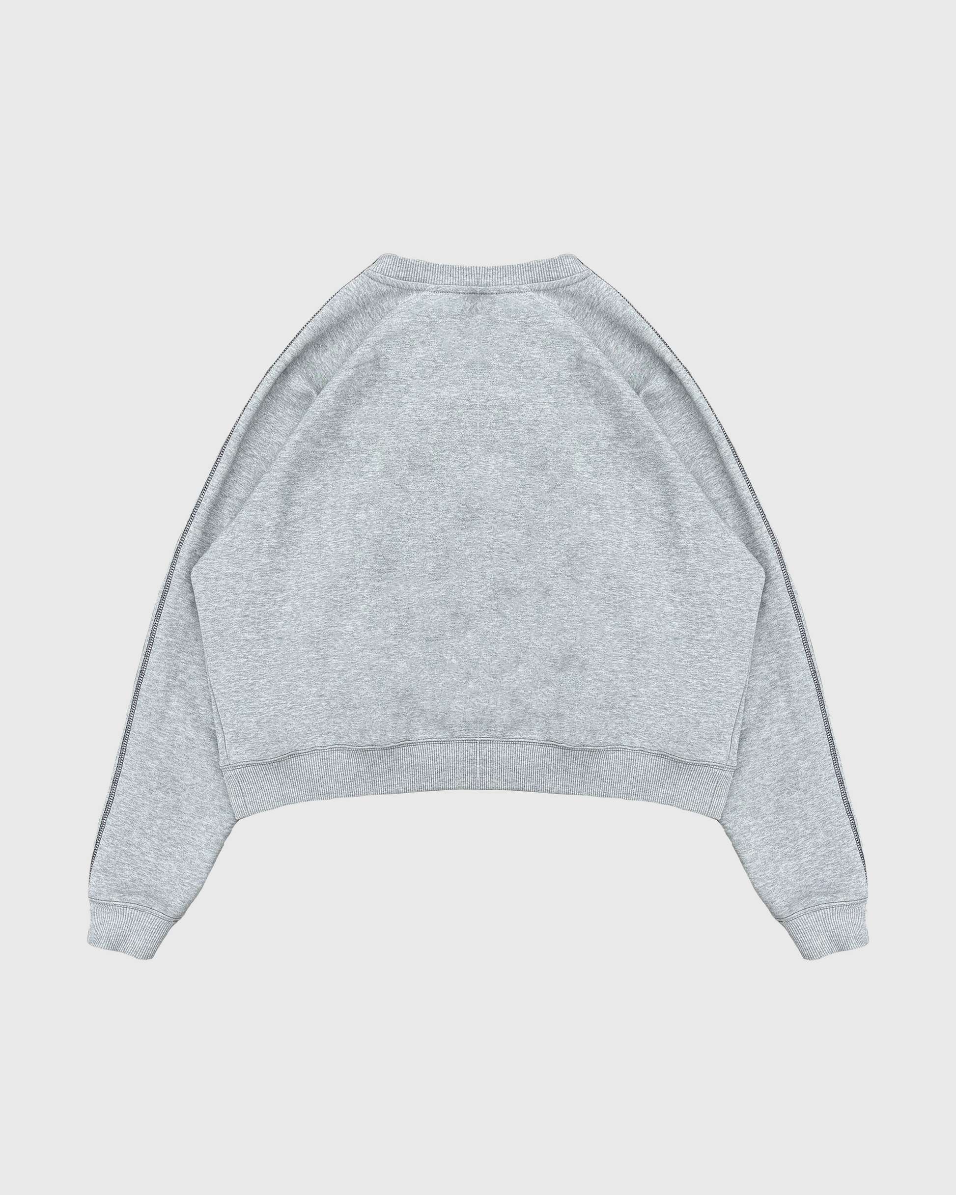 REVERSE STITCH EMBOSSED CREWNECK