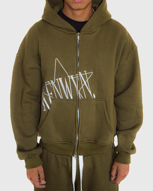 COZY FLEECE ZIP HOODIE