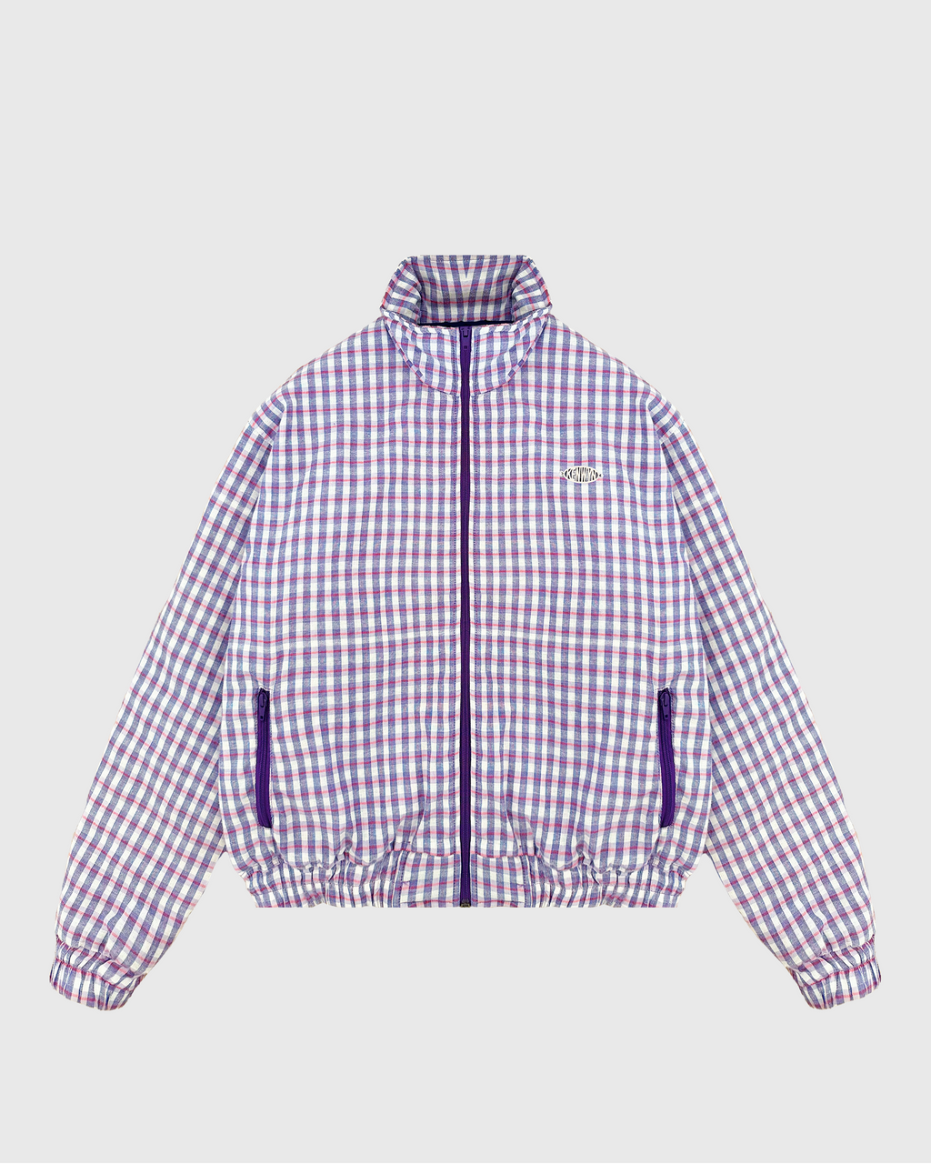 LIGHTWEIGHT QUILT GINGHAM JACKET