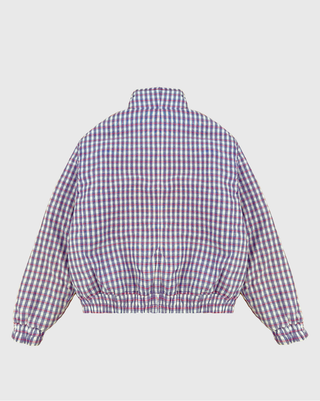LIGHTWEIGHT QUILT GINGHAM JACKET