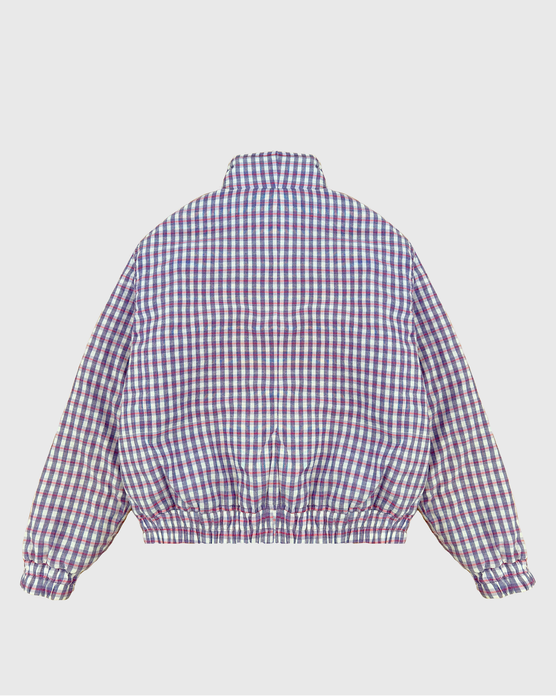 LIGHTWEIGHT QUILT GINGHAM JACKET