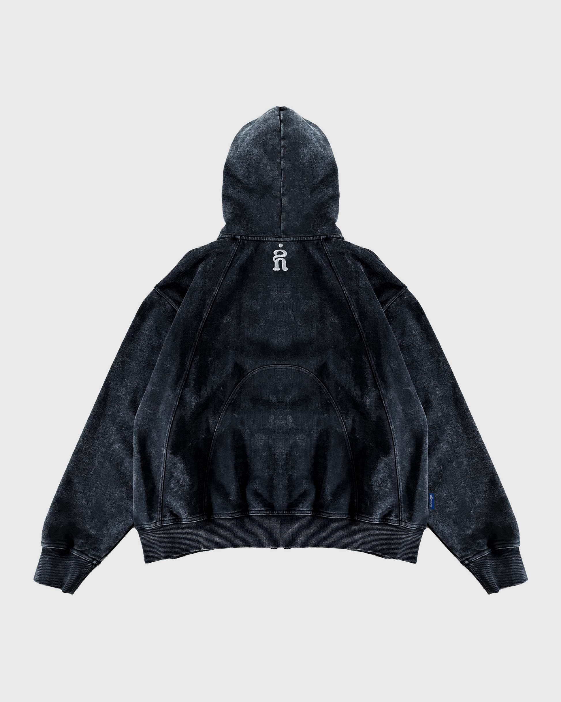 PANELLED ZIP HOODIE